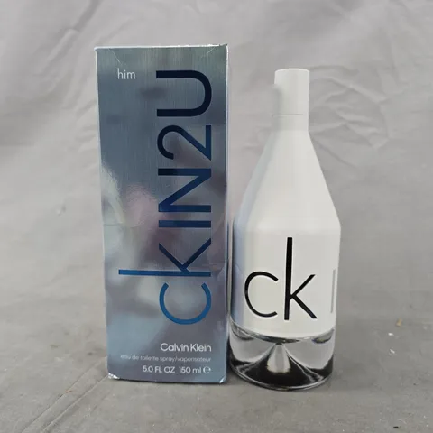 CALVIN KLEIN CK IN2U HIM EAU DE TOILETTE 150 ML – BOXED