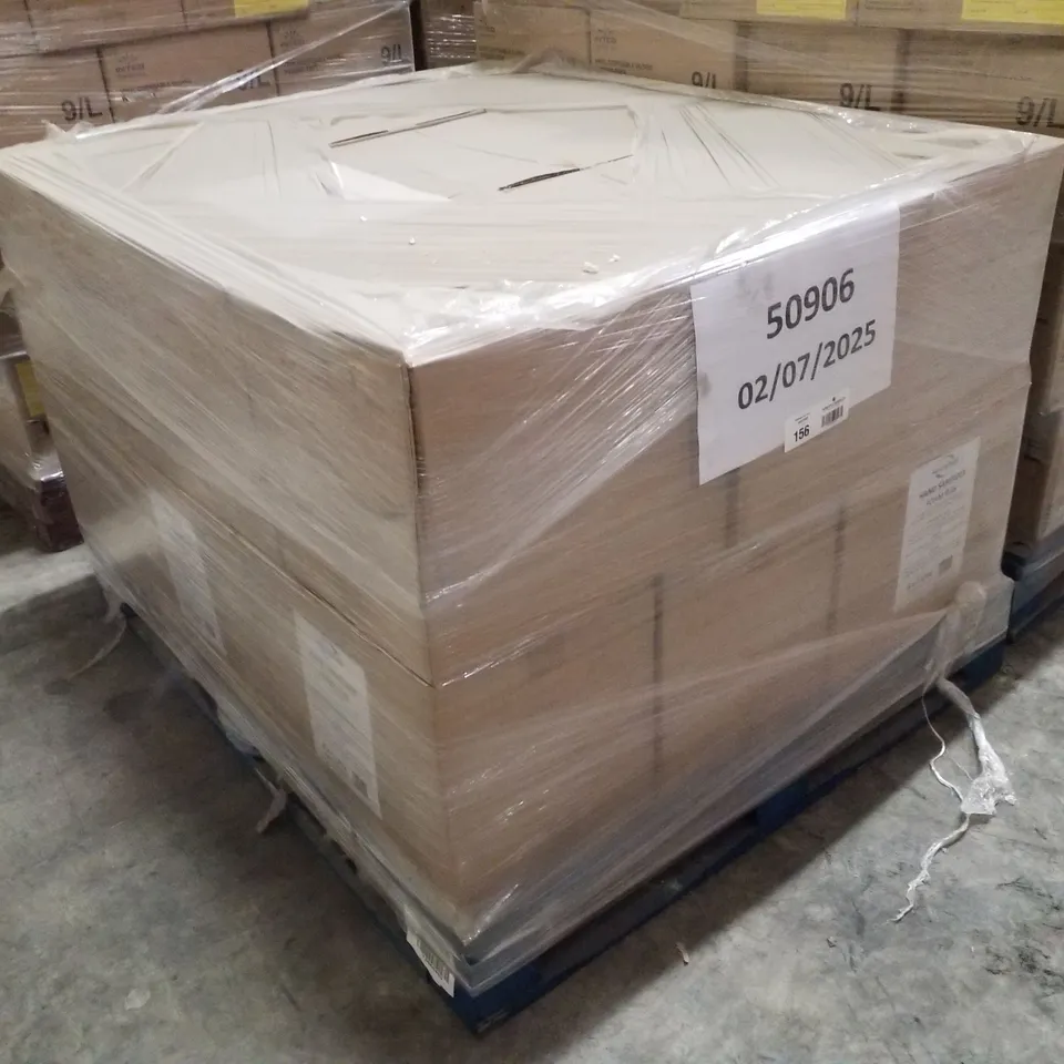 PALLET CONTAINING APPROXIMATELY 80 BOTTLES OF STRONGHOLD ALCOHOL HAND SANITISER 5LTR