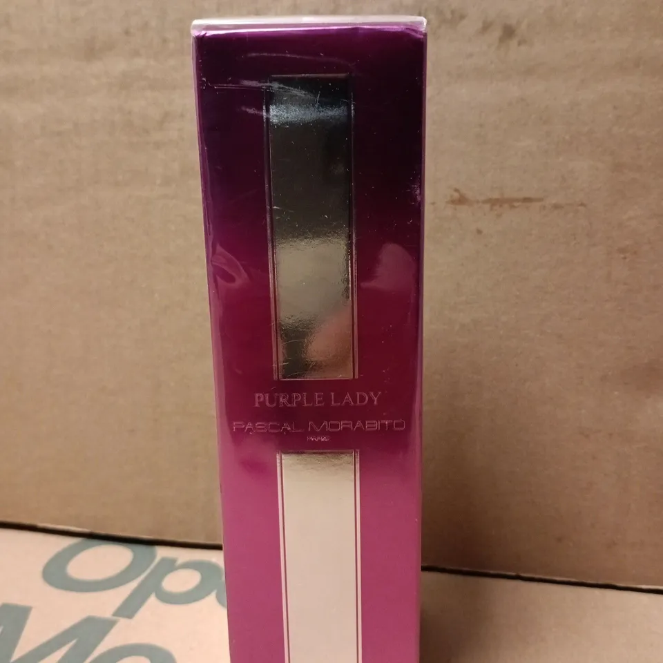 BOXED AND SEALED PURPLE LADY PASCAL MORABITO PARIS EAU DE PARFUM 100ML
