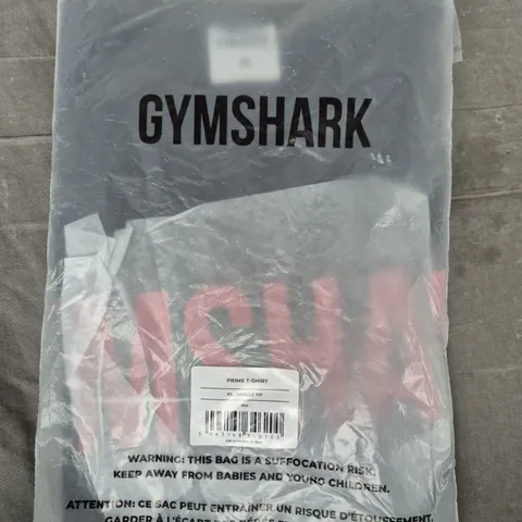 GYM SHARK MUSCLE FIT PRIME T-SHIRT IN RED SIZE XS