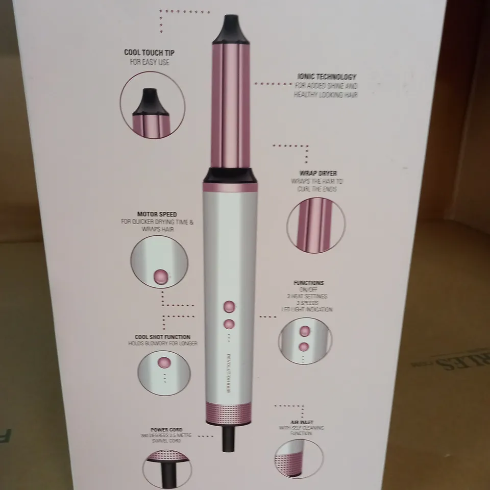 BOXED REVOLUTION HAIR HOT AIR STYLER