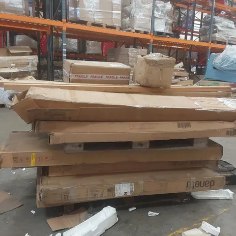 PALLET CONTAINING A LARGE QUANTITY OF ASSORTED FURNITURE PARTS