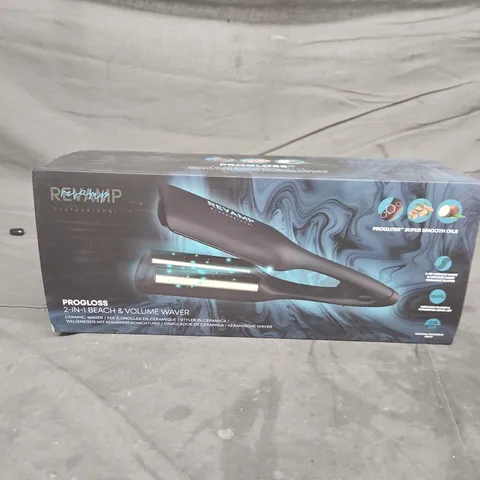BOXED REVAMP PROGLOSS 2 IN 1 BEACH AND VOLUME WAVER WV-3000