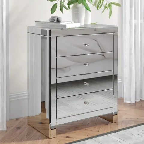 BOXED GETA 4 DRAWER CHEST
