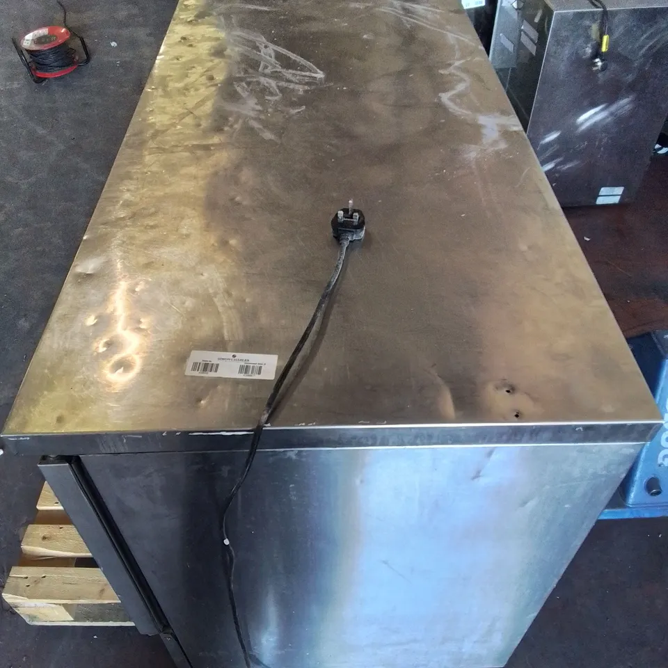COMMERCIAL STAINLESS STEEL POLAR REFRIGERATION G622 3 DOOR REFRIGERATOR 