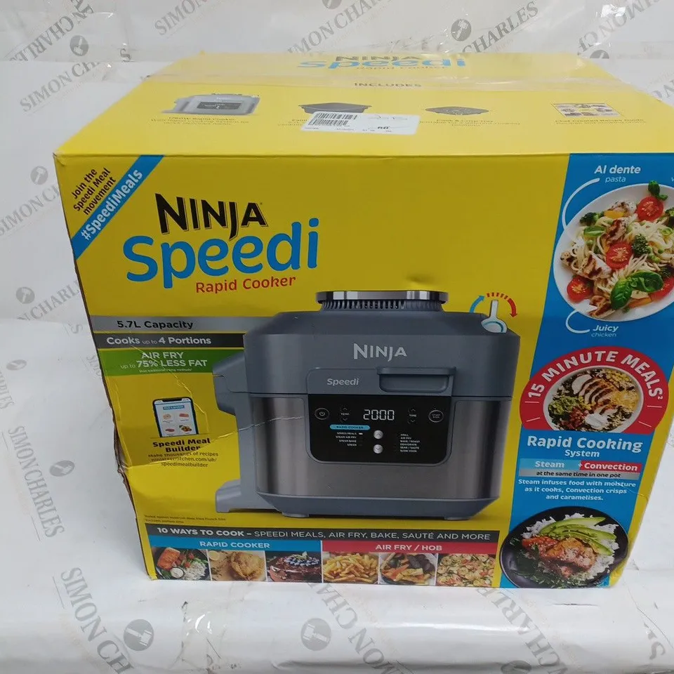 BOXED NINJA SPEEDI 10-IN-1 5.7L RAPID-COOKER & AIR FRYER ON400UK