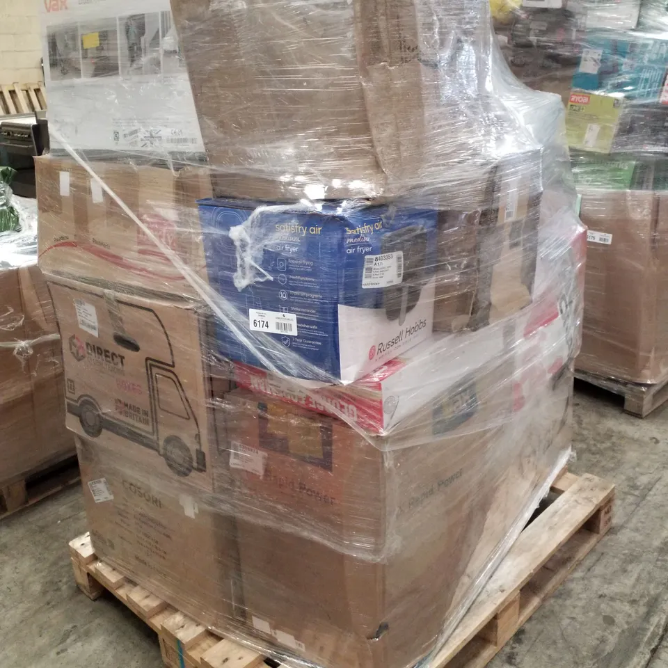 PALLET OF APPROXIMATELY 22 UNPROCESSED RAW RETURN HOUSEHOLD AND ELECTRICAL GOODS TO INCLUDE;