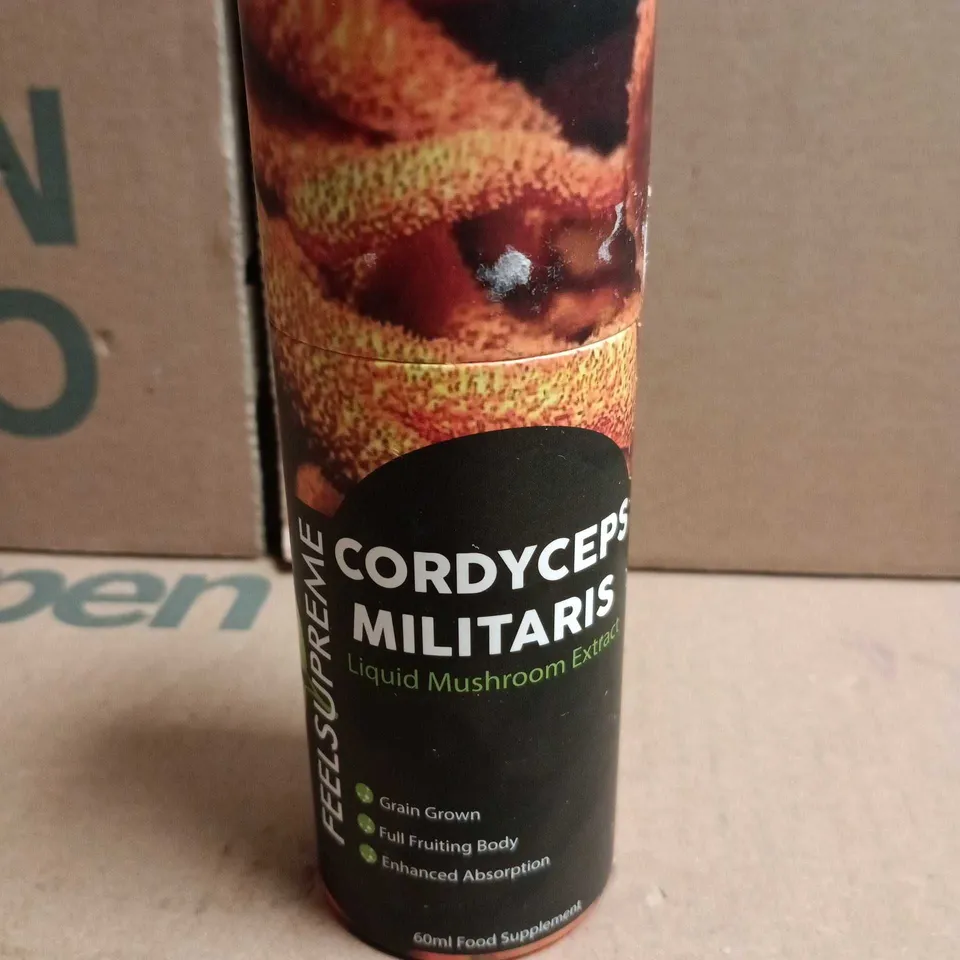 CORDYCEPS MILITARIS LIQUID MUSHROOM EXTRACT – 60ML FOOD SUPPLEMENT