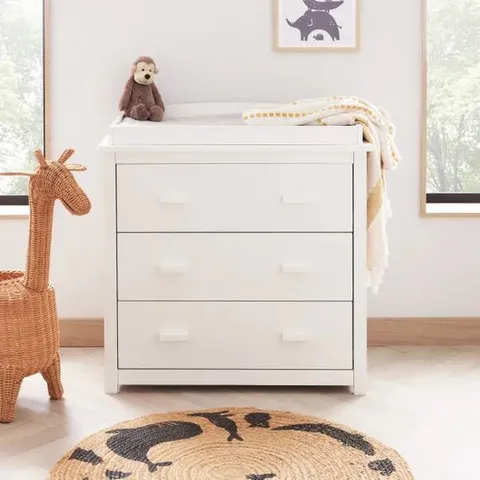 BOXED BABYMORE UNIVERSAL CHEST CHANGER - WHITE (2 BOXES)