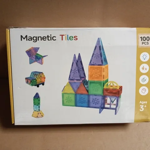 MAGNETIC TILES 100-PIECE BUILDING SET