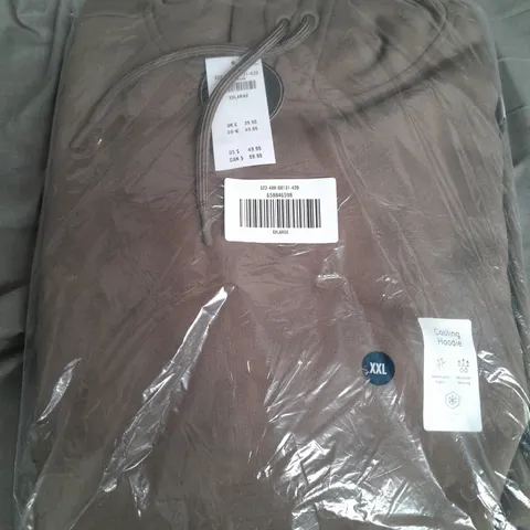 HOLLISTER COOLING HOODIE IN BROWN - XXL