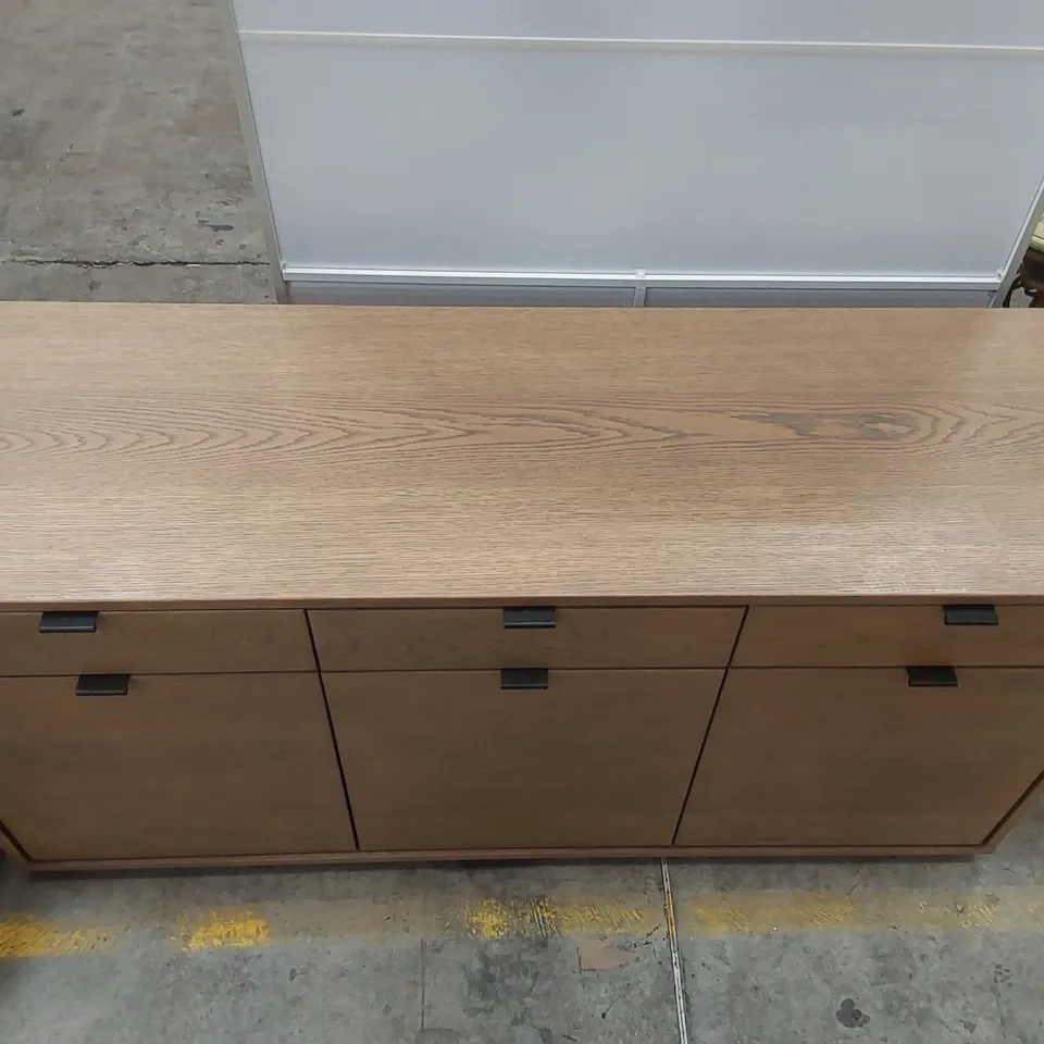 WINSOR WOODEN SIDEBOARD WITH 3 SOFT CLOSE DRAWERS, 3 SOFT CLOSE DOORS