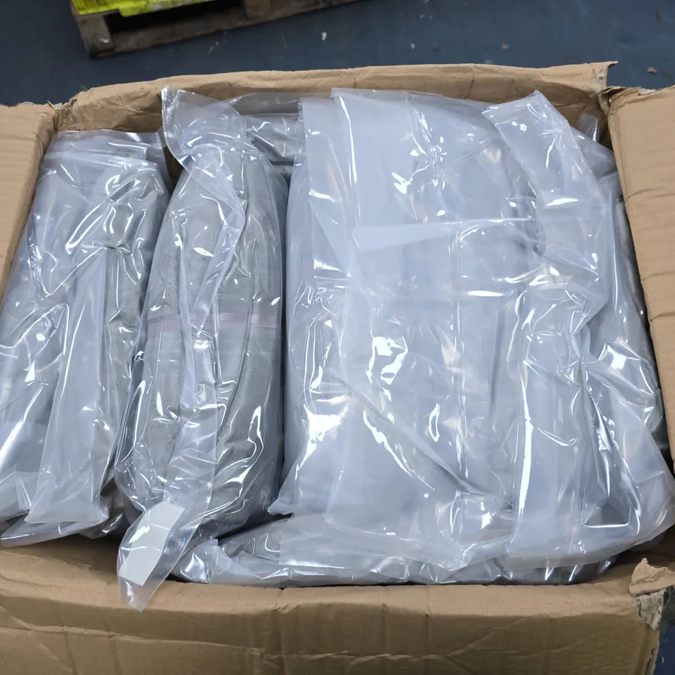 BOX OF APPROXIMATELY 10 TOPAZ HOODED BLANKETS - ONE SIZE - DARK GREY