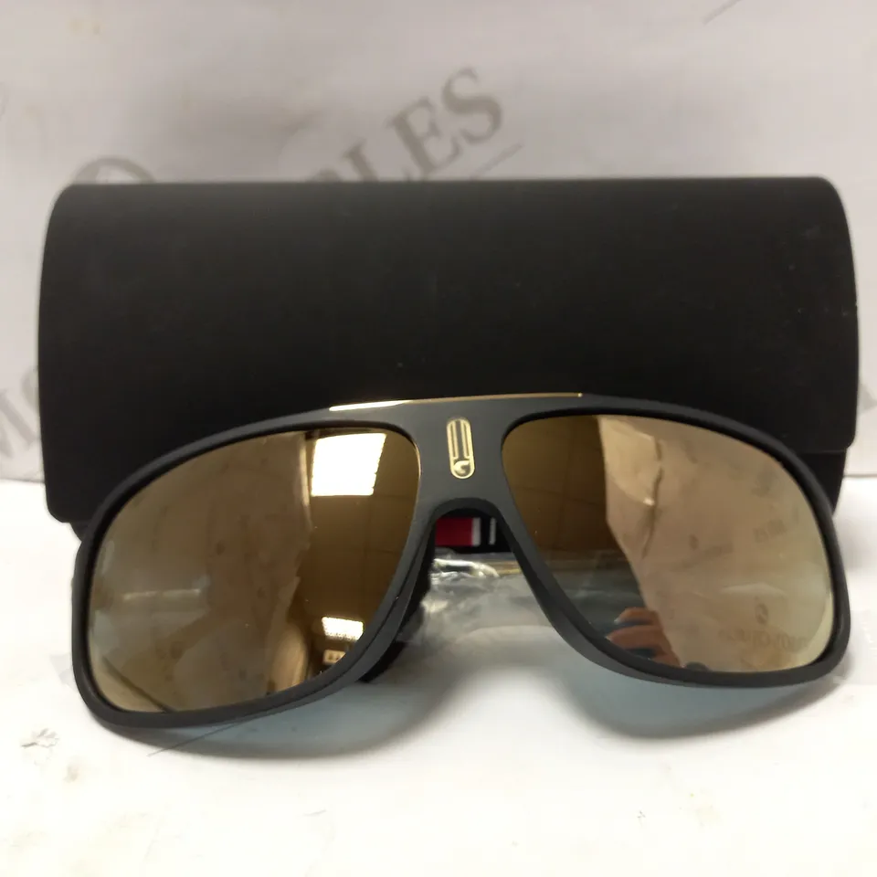 CARRERA GREY GOLD MIRROR PILOT UNISEX SUNGLASSES