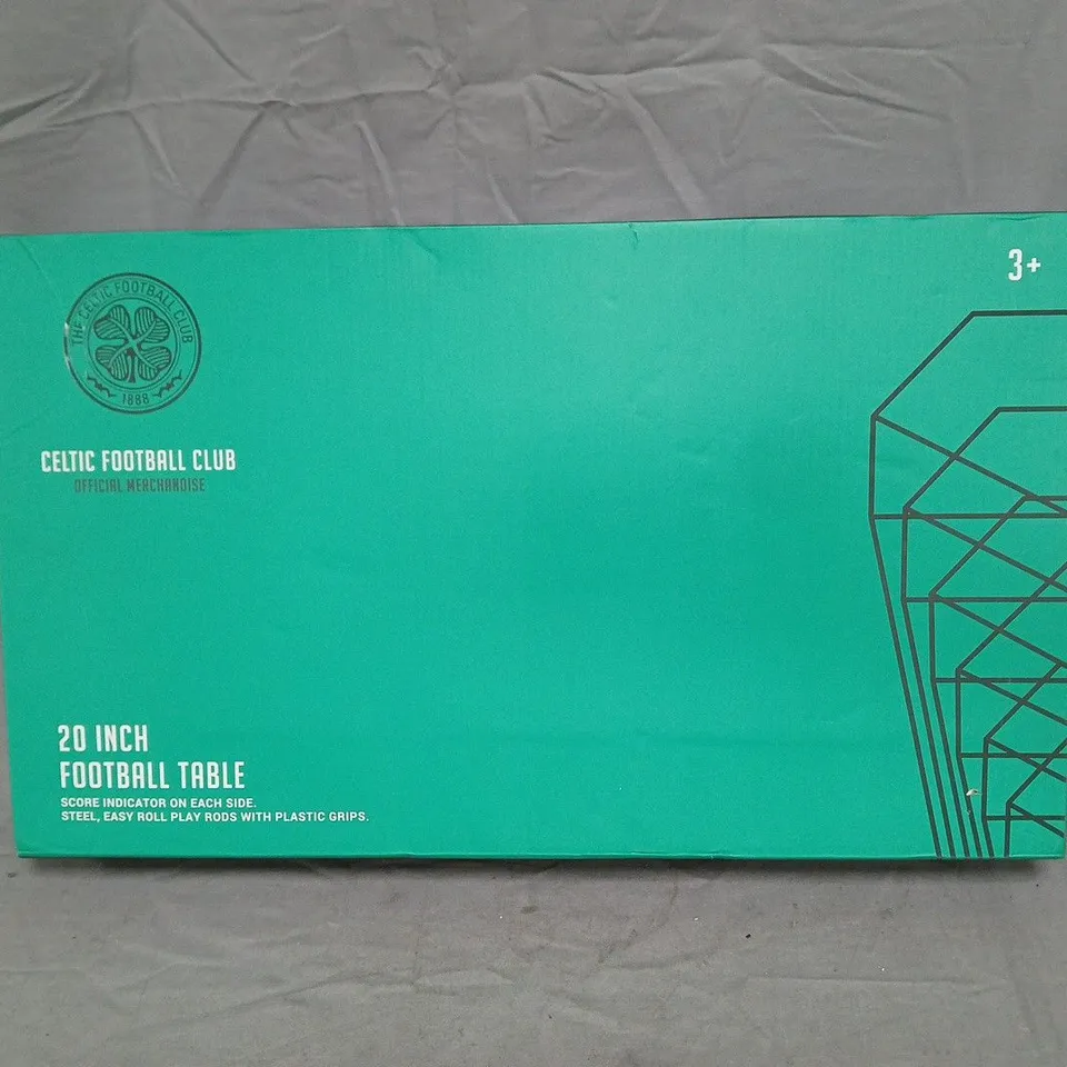 CELTIC FOOTBALL CLUB 20" FOOTBALL TABLE