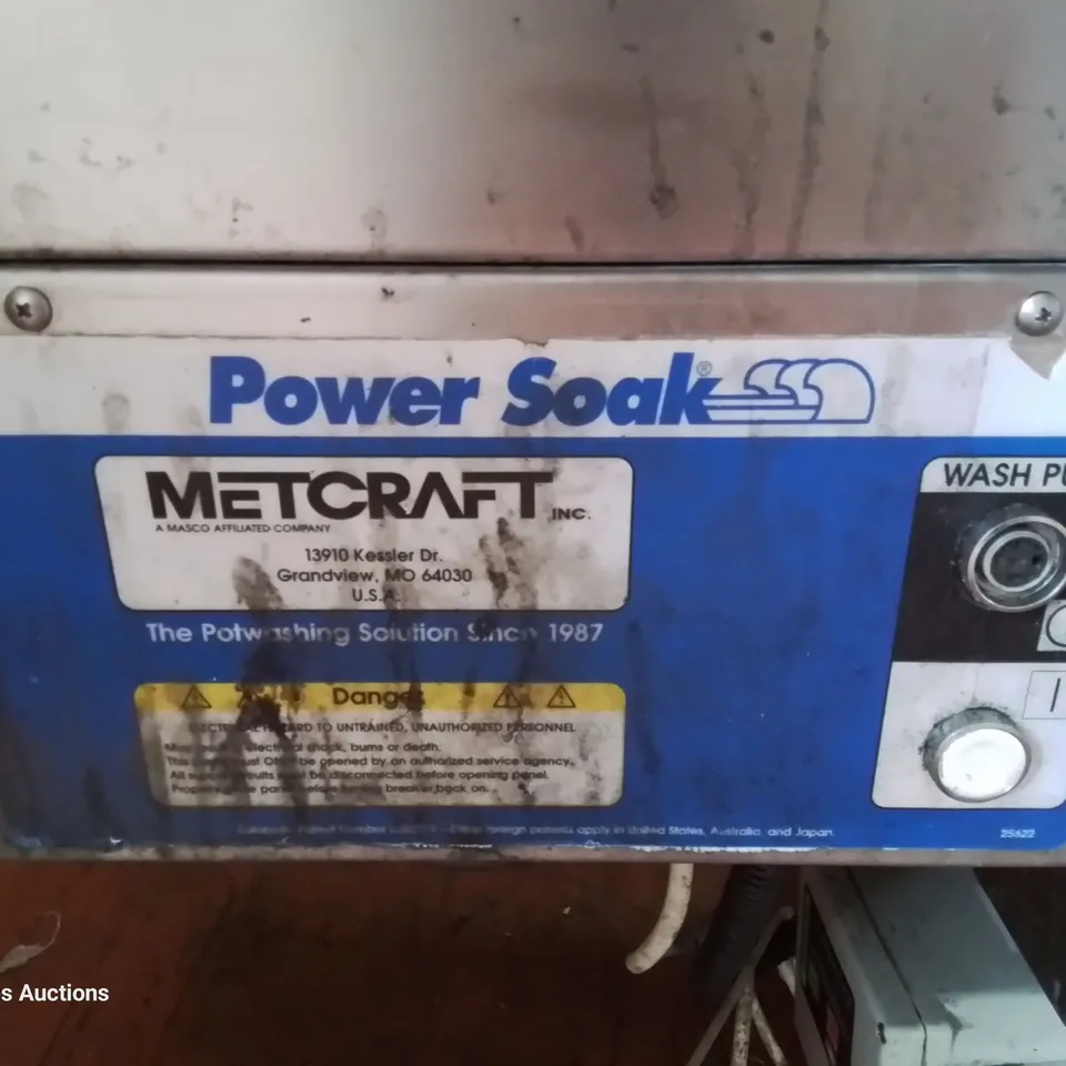 METCRAFT POWER SOAK WASH SYSTEM 