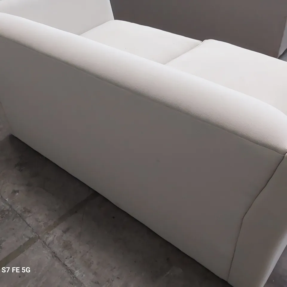 DESIGNER GASTARD METAL ACTION SOFABED MERINGUE FABRIC 