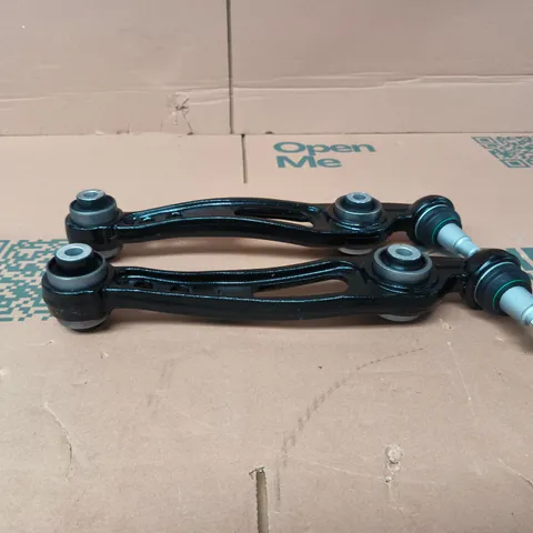PAIR OF FRONT SUSPENSION CONTROL ARMS – BLACK FINISH R + L