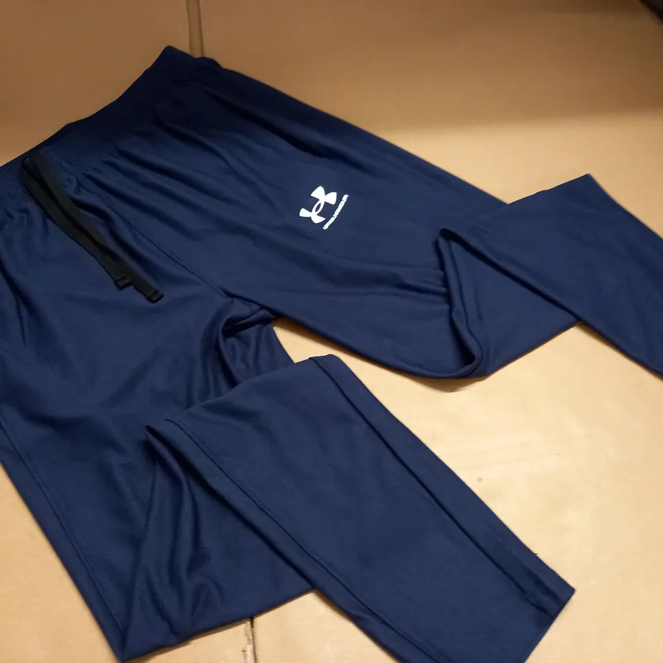 UNDER ARMOUR NAVY TRACK PANTS - MD