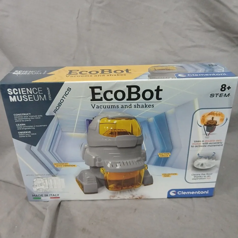 ECOBOT VACUUMS AND SHAKES – STEM TOY BY CLEMENTONI