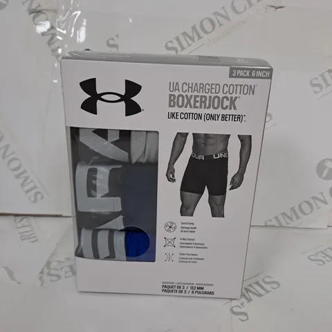 BOXED UNDER ARMOUR BOXERJOCK X3 SIZE L