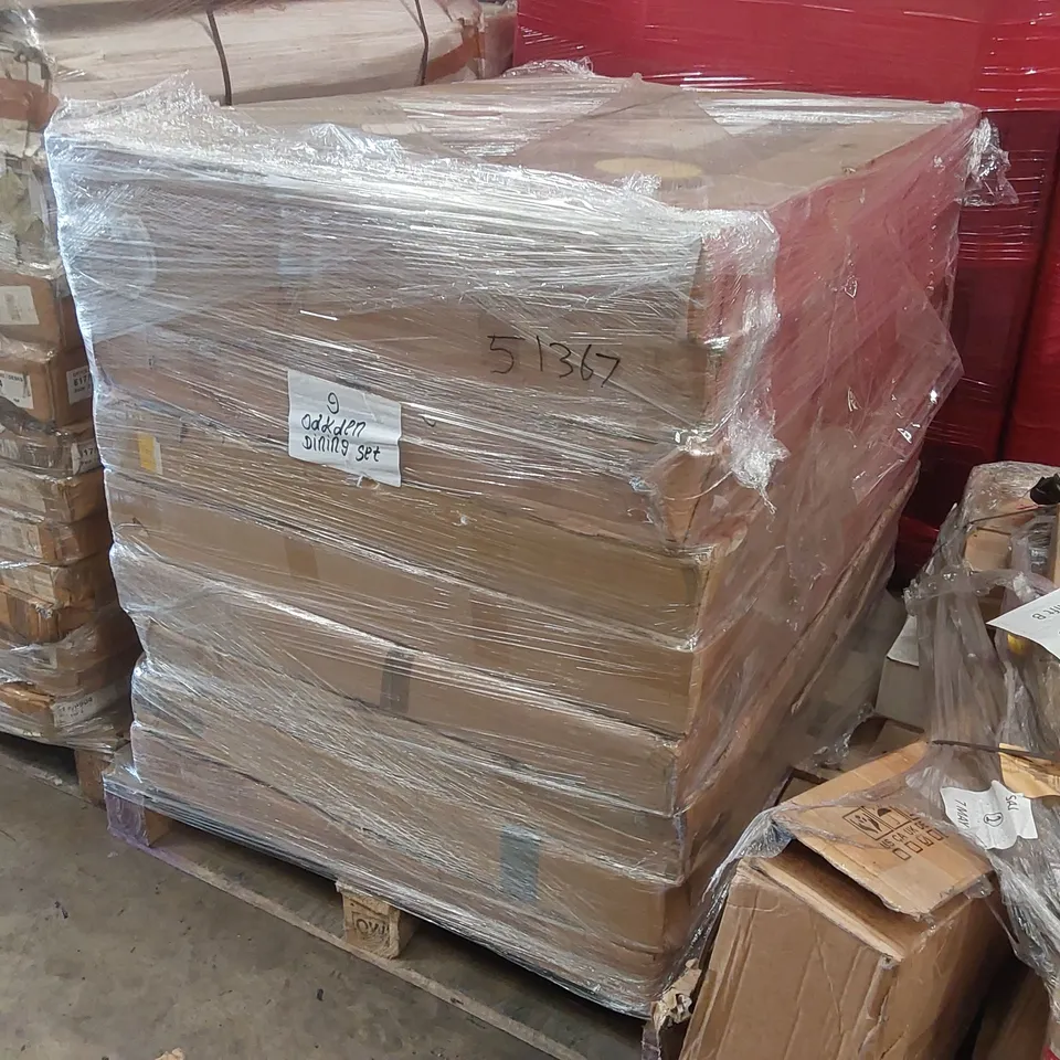 PALLET CONTAINING APPROXIMATELY 9x GARDEN DINING SETS 
