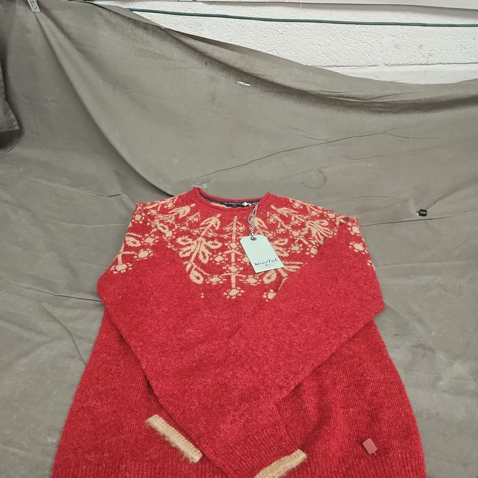 WEIRD FISH MISKA ECO FAIR ISLE JUMPER SIZE 10 WITH TAGS