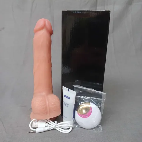 BOXED REALISTIC FLESH SUCTION REMOTE CONTROL DILDO