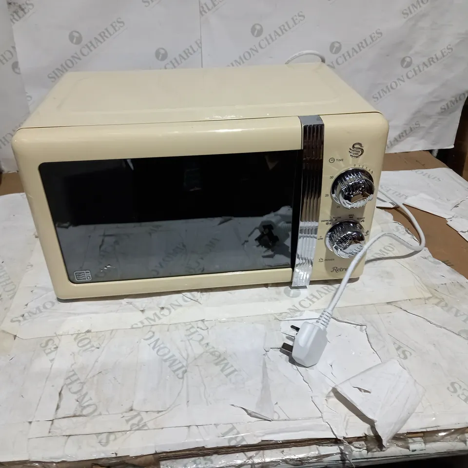 SWAN SM22130CN RETRO MANUAL MICROWAVE