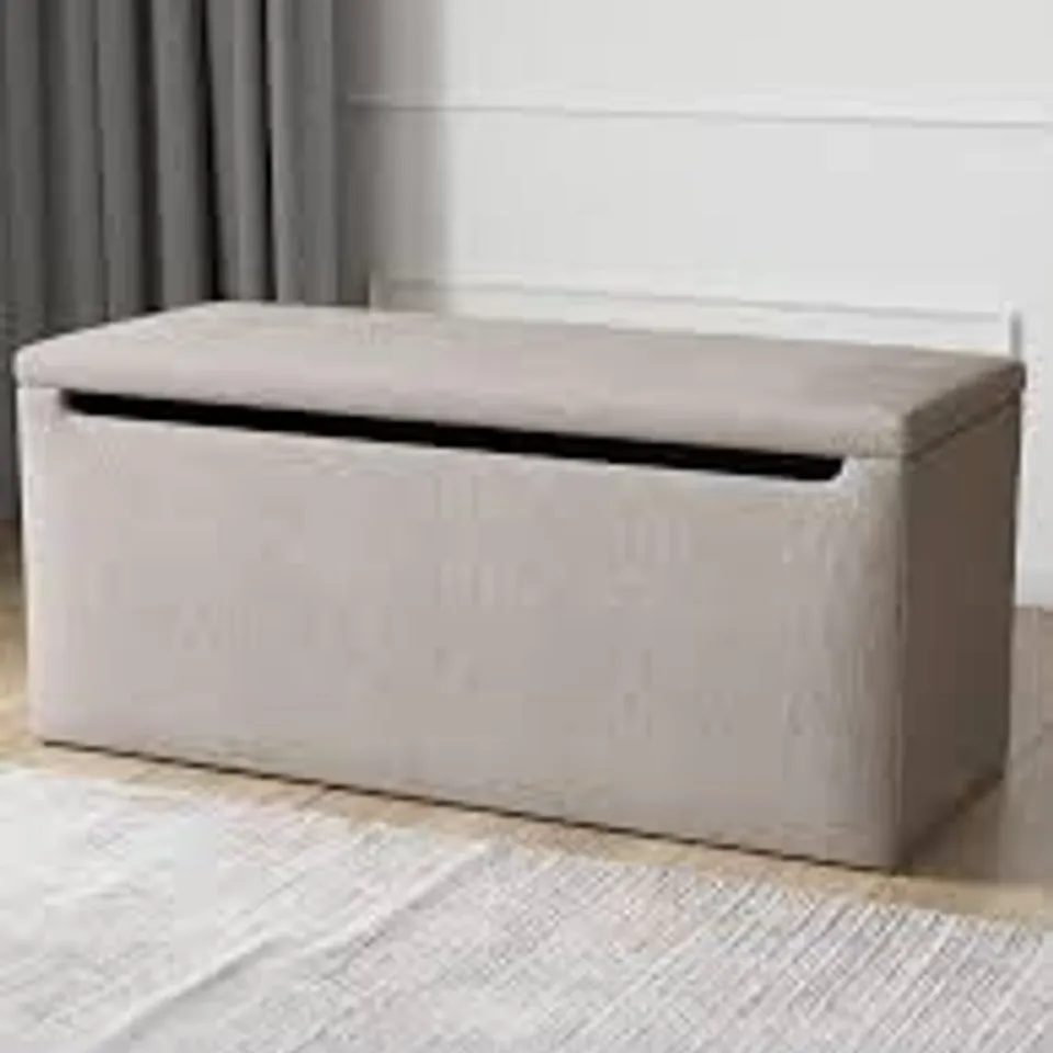 BOXED DAKOTA OTTOMAN - NATURAL (1 BOX)