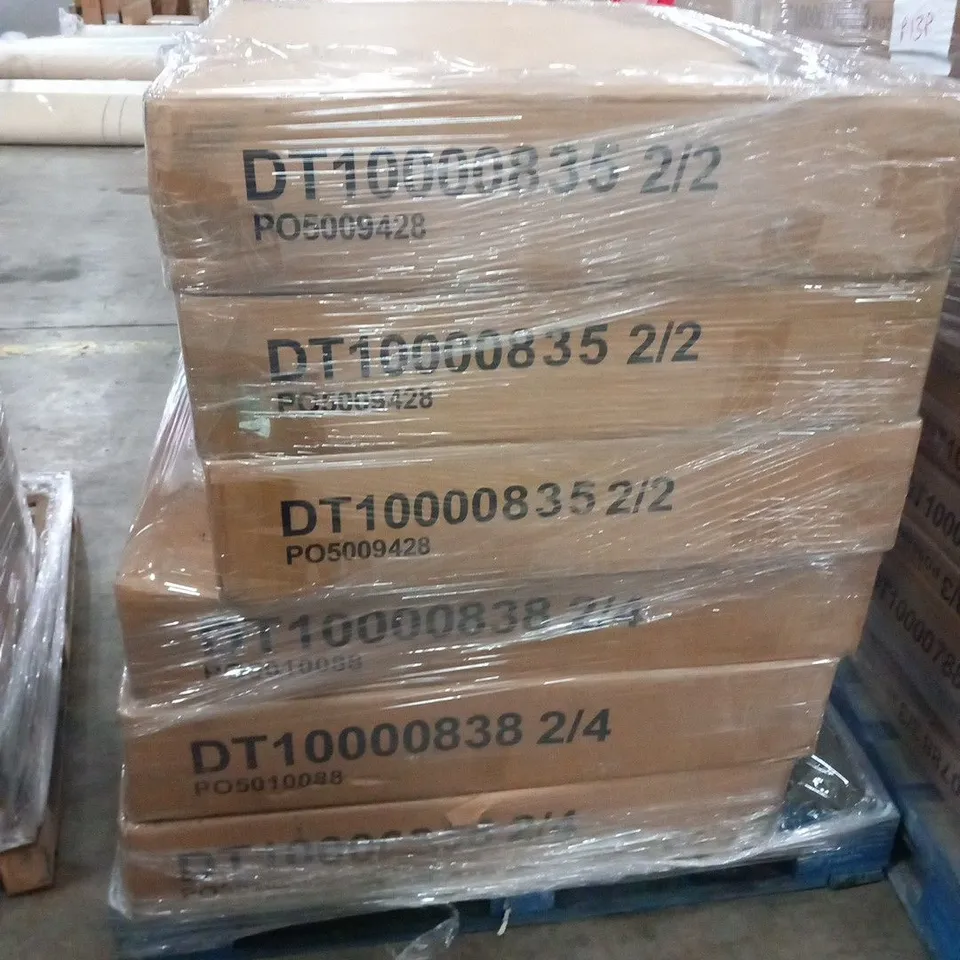 PALLET OF ASSORTED DINING TABLE PARTS TO INCLUDE; MAGNUS BLACK MARBLE