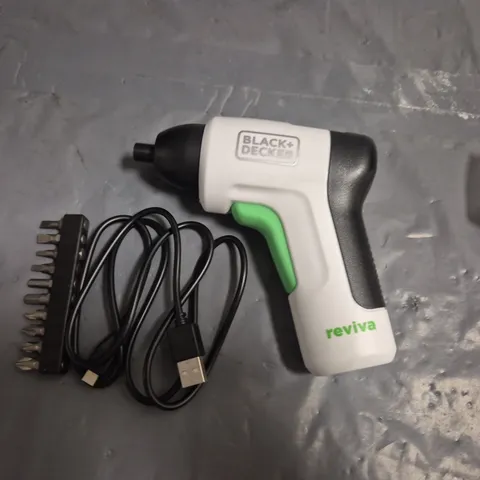 UNBOXED BLACK & DECKER REVIVA MINI SCREWDRIVER