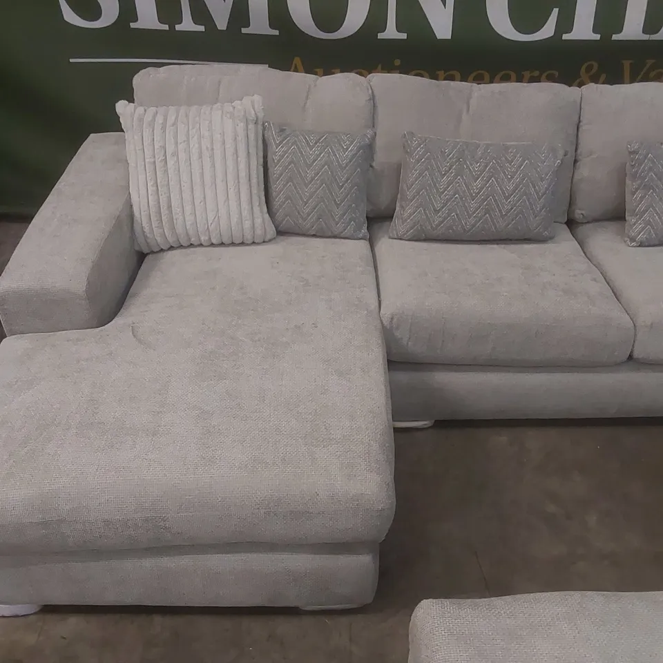 QUALITY DESIGNER BROADGATE LARGE U-SHAPE MODULAR SOFA WITH FOOTSTOOL