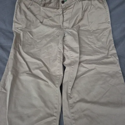 TOMMY HILFIGER MEN'S KHAKI COTTON CHINOS – UK 34 (34/32)