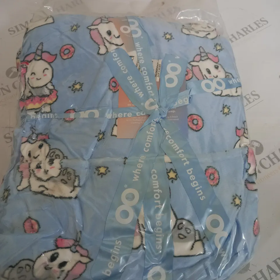 UNICORN OODIE THROW 