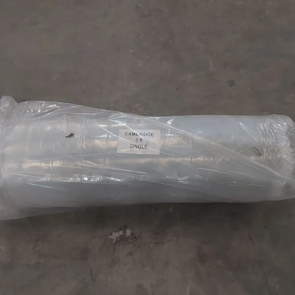 BRAND NEW BAGGED AND ROLLED CAMBRIDGE MATTRESS - 3FT SINGLE