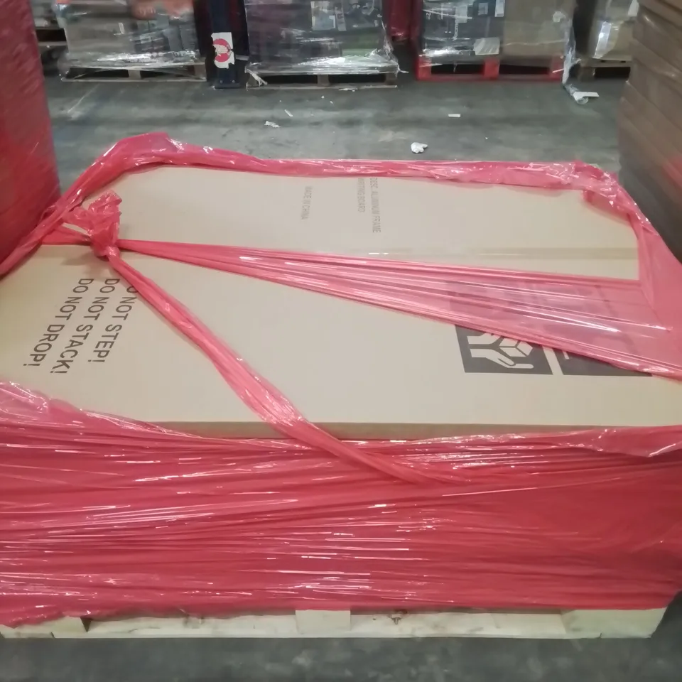 PALLET OF APPROXIMATELY  ALUMINIUM FRAME WRITING BOARDS