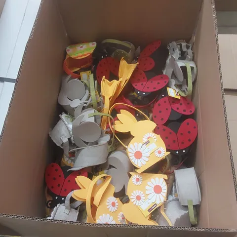 BOX CONTAINING A LARGE QUANTITY OF ASSORTED EASTER PRODUCTS