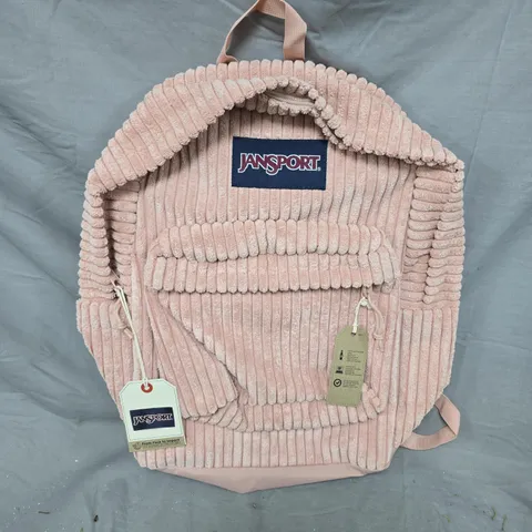 JANSPORT SUPERBREAK PLUS FX SURREAL CORDUROY MISTY ROSE BACKPACK 26L