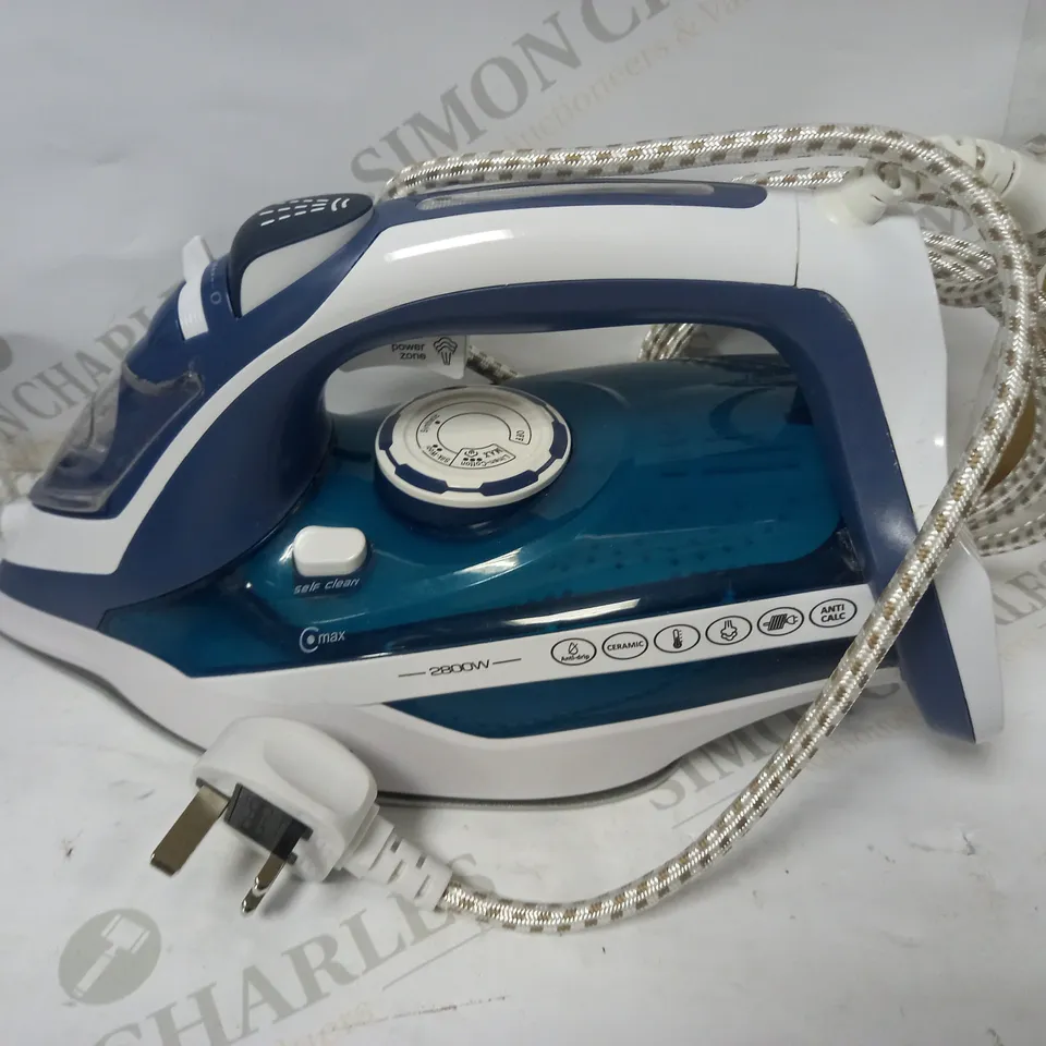 ZANUSSI ZSI-9270-BL IRON DRY & STEAM IRON, BLUE & WHITE