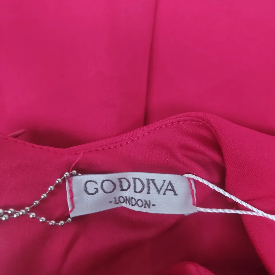 GODDIVA LONDON PINK DRESS, STYLE DR5450, UK 16 (EU 44)
