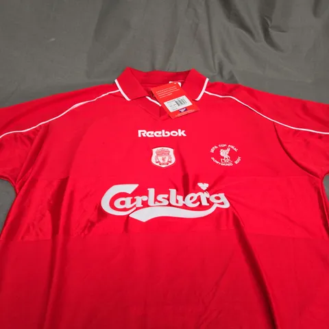 LIVERPOOL FC HOME SHIRT - ROBBIE FOWLER TRIBUTE - SIZE UNSPECIFIED