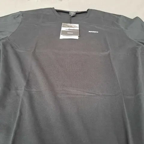 FINISTERRE BLACK HARLYN LOGO T-SHIRT - XXL