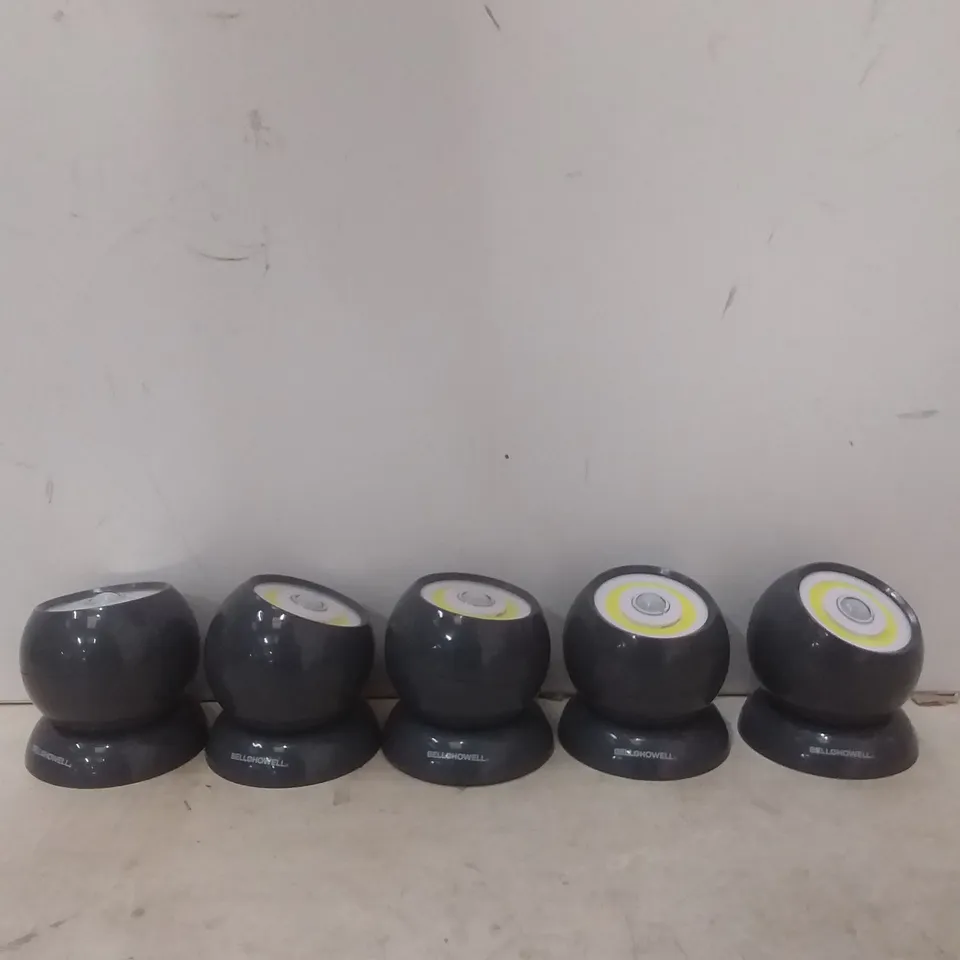 WALL MOUNTED MAGNETIC SECURITY LIGHTS X5