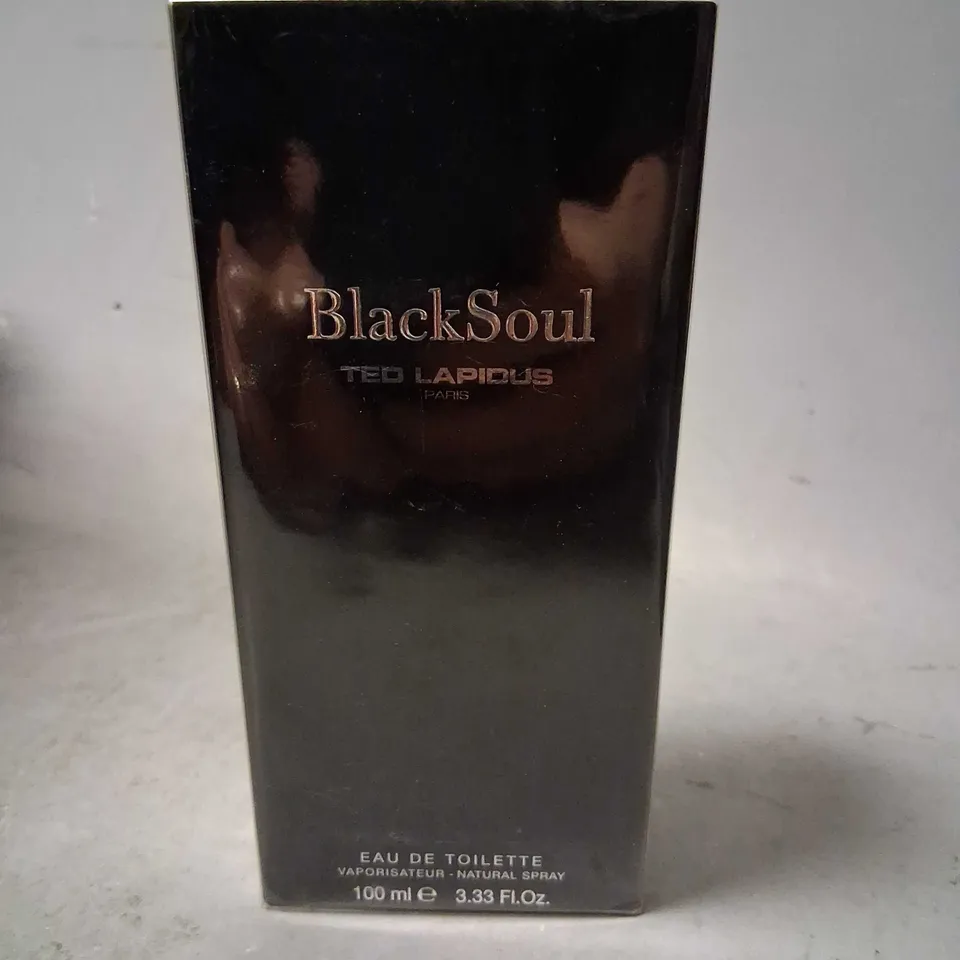 BOXED AND SEALED TED LAPIDUS BLACK SOUL EAU DE TOILETTE 100ML