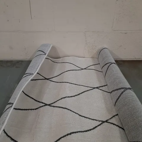 BRAND NEW PACO HOME WHITE HARAL RUG SIZE 80CM X 150CM