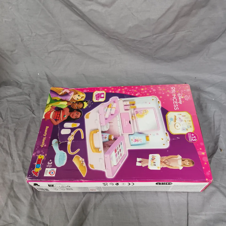 BOXED SMOBY DISNEY PRINCESS BEAUTY VANITY