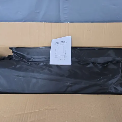 BOXED PHOTOGRAPHY SOFTBOX LIGHTING KIT 