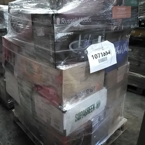 PALLET OF APPROXIMATELY 32 UNPROCESSED RAW RETURN HOUSEHOLD AND ELECTRICAL GOODS TO INCLUDE;