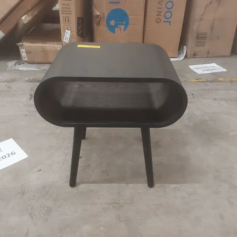 DESIGNER BLACK WOODEN SIDE TABLE